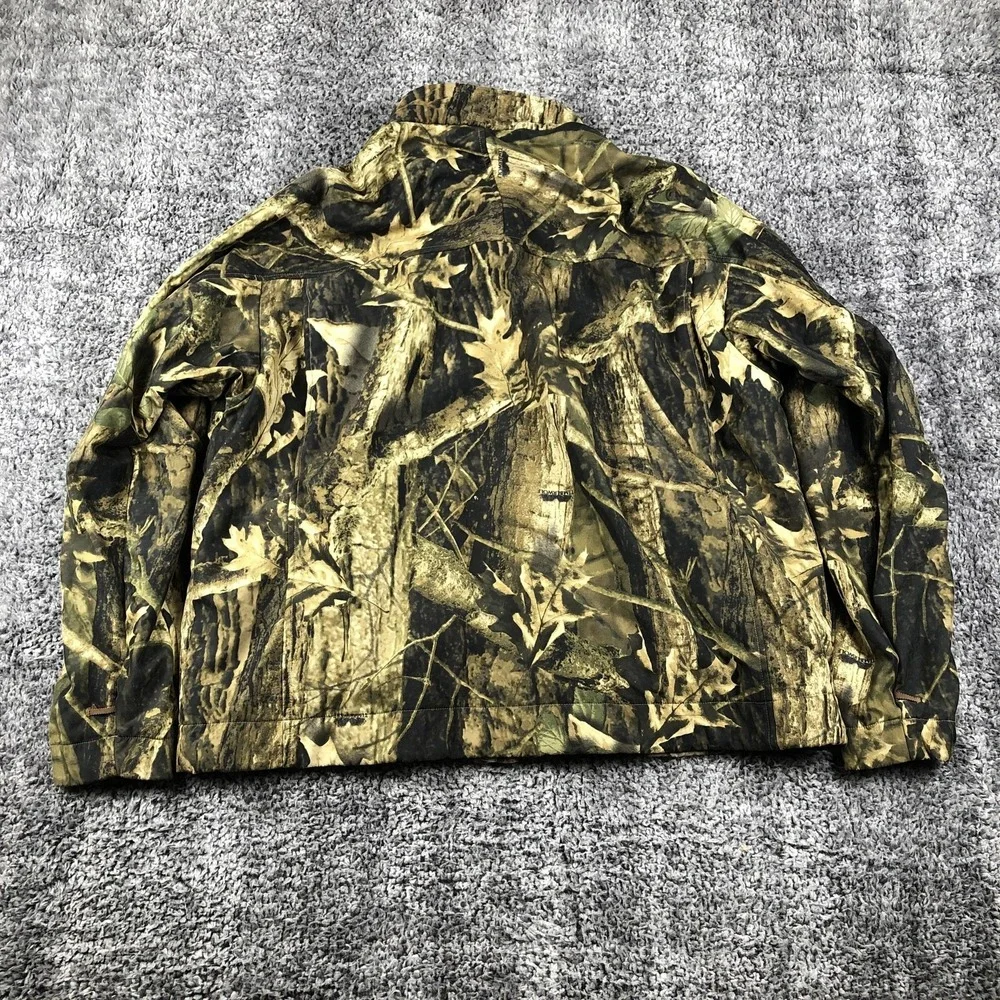 Columbia Interchange Jacket Mens XL Brown Camo Hunting Fleece Lined HM7101 - Picture 3 of 12